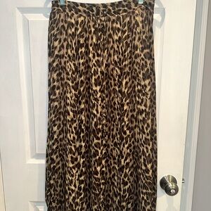 Banana Republic Animal Print Maxi Skirt